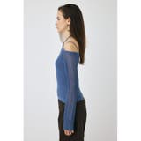 OPEN SHOULDER HALTER ニットトップス | MOUSSY OUTLET | 詳細画像21 
