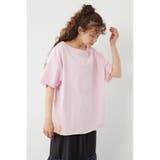 L/PNK1 | ピグメントルーズオフショルTシャツ | RODEO CROWNS WIDE BOWL