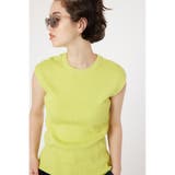 LIME | BASIC ノースリーブ ニット トップス | RODEO CROWNS WIDE BOWL