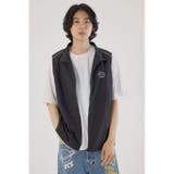 BLK | ドロストスタンドネックベスト | RODEO CROWNS WIDE BOWL