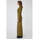 SQUARE NECK ロングニットドレス | MOUSSY OUTLET | 詳細画像4