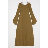SQUARE NECK ロングニットドレス | MOUSSY OUTLET | 詳細画像10