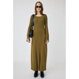 SQUARE NECK ロングニットドレス | MOUSSY OUTLET | 詳細画像3