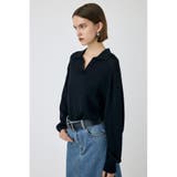 BORDER KNIT ポロ | MOUSSY OUTLET | 詳細画像5