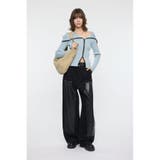 BIG COLLAR ZIP UP ニットトップス | MOUSSY OUTLET | 詳細画像16 