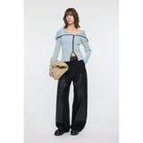 BIG COLLAR ZIP UP ニットトップス | MOUSSY OUTLET | 詳細画像17 