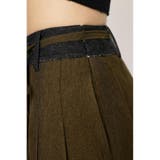 CUT OFF PLEATS ロングスカート | SLY OUTLET | 詳細画像15