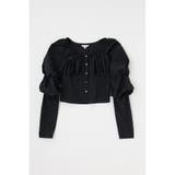 BLK | VOLUME SLEEVE ブラウス | MOUSSY OUTLET