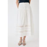 WHT | COTTON マキシスカート | MOUSSY OUTLET