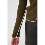 BI COLOR ZIP UP RIB ニット | MOUSSY OUTLET | 詳細画像28 