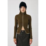 BI COLOR ZIP UP RIB ニット | MOUSSY OUTLET | 詳細画像23 