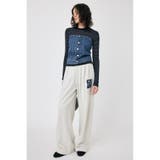 DENIM BARE ビスチェ | MOUSSY OUTLET | 詳細画像2