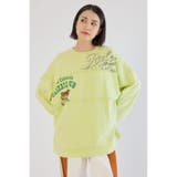 L/YEL1 | 加工アウトシームスウェットトップス | RODEO CROWNS WIDE BOWL