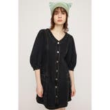 V NECK DENIM ショートワンピース | SLY OUTLET | 詳細画像13