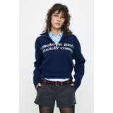 LETTERED HALF ZIPセーター | MOUSSY OUTLET | 詳細画像6