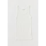 WHT | BASIC RIB タンク | MOUSSY OUTLET