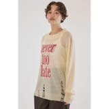 メッセージダメージニットトップス | RODEO CROWNS WIDE BOWL | 詳細画像3 