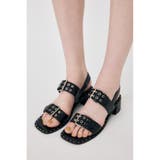 W BUCKLE STRAP サンダル | MOUSSY OUTLET | 詳細画像1