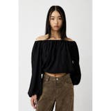 BLK | OFF SHOULDER PUFFY ブラウス | MOUSSY OUTLET