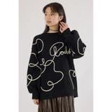 Embroideryラインロゴニットトップス | RODEO CROWNS WIDE BOWL | 詳細画像10