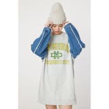 L/T.GRY1 | デニムドッキングスウェットワンピース | RODEO CROWNS WIDE BOWL