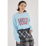 SAX | embroidery collegeロング Tシャツ | RODEO CROWNS WIDE BOWL