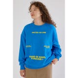 BLU | メッセージスウェットトップス | RODEO CROWNS WIDE BOWL