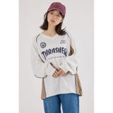 O/WHT1 | (THRASHER) GAME L/S Tシャツ | RODEO CROWNS WIDE BOWL