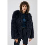 GRY | MESSY FAUX ファーコート | MOUSSY OUTLET