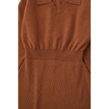 V/N COLLAR RIB ドレス | MOUSSY OUTLET | 詳細画像8