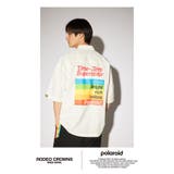 WHT | Polaroid バックプリントシャツ | RODEO CROWNS WIDE BOWL
