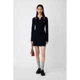 LOGO CABLE KNIT ミニドレス | MOUSSY OUTLET | 詳細画像8