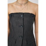 TAILORED BARE TOP オールインワン | MOUSSY OUTLET | 詳細画像11 
