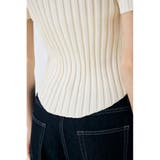 ZIP UP RIB KNIT H/S シャツ | MOUSSY OUTLET | 詳細画像10