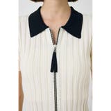 ZIP UP RIB KNIT H/S シャツ | MOUSSY OUTLET | 詳細画像9
