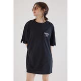 BLK | ストリートFace Logo Tワンピース | RODEO CROWNS WIDE BOWL