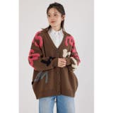 LETTER LOGOニットカーディガン | RODEO CROWNS WIDE BOWL | 詳細画像8