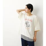 O/WHT1 | (WEB限定)ロックTシャツ&メッシュレイヤードセット | RODEO CROWNS WIDE BOWL