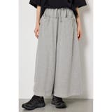 L/T.GRY1 | ラフステッチネームスウェットスカンツ | RODEO CROWNS WIDE BOWL
