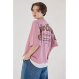 フェイクレイヤードスクリプトロゴ Tシャツ | RODEO CROWNS WIDE BOWL | 詳細画像23 