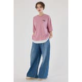 フェイクレイヤードスクリプトロゴ Tシャツ | RODEO CROWNS WIDE BOWL | 詳細画像25 