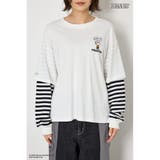 (PEANUTS)フェイクレイヤードロングTシャツ | RODEO CROWNS WIDE BOWL | 詳細画像7 
