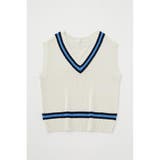 VARSITY KNIT ベスト | MOUSSY OUTLET | 詳細画像4