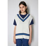 IVOY3 | VARSITY KNIT ベスト | MOUSSY OUTLET