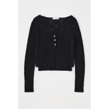 BLK | SLUB KNIT アンサンブル | MOUSSY OUTLET