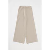 L/GRY1 | ニットワイドパンツ リサイクルポリエステル×オーガニックコットン | MOUSSY OUTLET