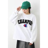 WHT | Champion ボリュームスリーブスウェット | RODEO CROWNS WIDE BOWL