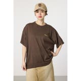 BRN | スクリプトロゴニットトップス | RODEO CROWNS WIDE BOWL