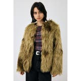 柄BEG5 | MESSY FAUX ファーコート | MOUSSY OUTLET