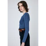 STONE WASH ZIP UP ニットカーディガン | MOUSSY OUTLET | 詳細画像13